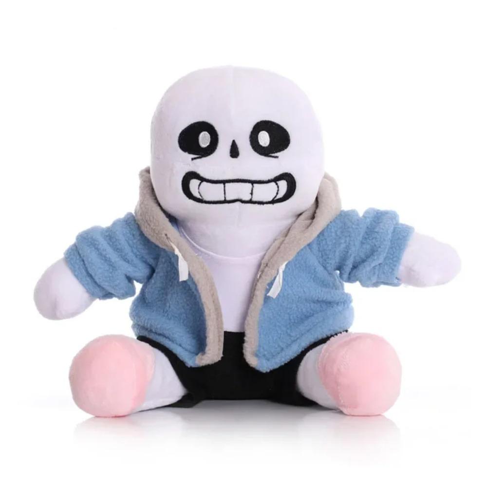 23cm Pluszowa Zabawka Sans Undertale Gra Undertale Pluszowe Zabawki Sans Miękka Wypchana Lalka Peluche Zabawki dla Dzieci Prezent Urodzinowy Bożonarodzeniowy
