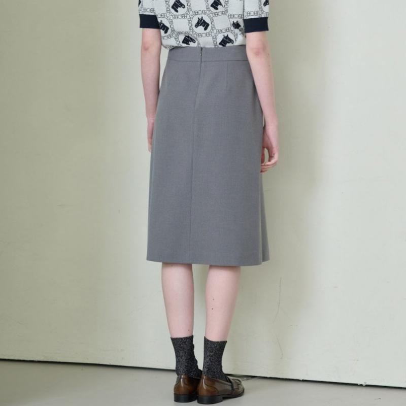 Bcbg Leather Buckle Skirt B4s2s225