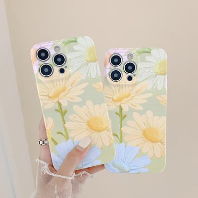 Oil Painting Flowers For Apple 15pm Mobile Phone Case For In For iPhone13 Mobile Phone Protective Case 14promax Film Case