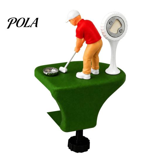 Mini Golf Putter Bottle Opener with Built-In Metal Blade And Rotating Clamp, Golfer Gift For Golfers Design Magnetic Cap Catcher Catcher, Fun