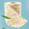 1-5 Stück Rosenbedrucktes Toilettenpapier Bunte Toilettenpapierrolle Kreative Party-Serviette Bedrucktes Toilettenpapier Blumen-Toilettenservietten