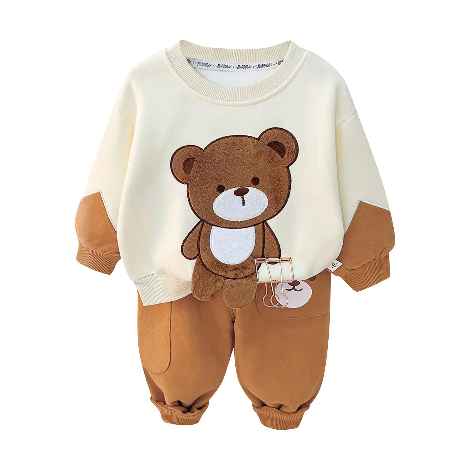 

Костюм для мальчиков, детская одежда на весну и осень, свитер, штаны, комплект из двух предметов 110 белый