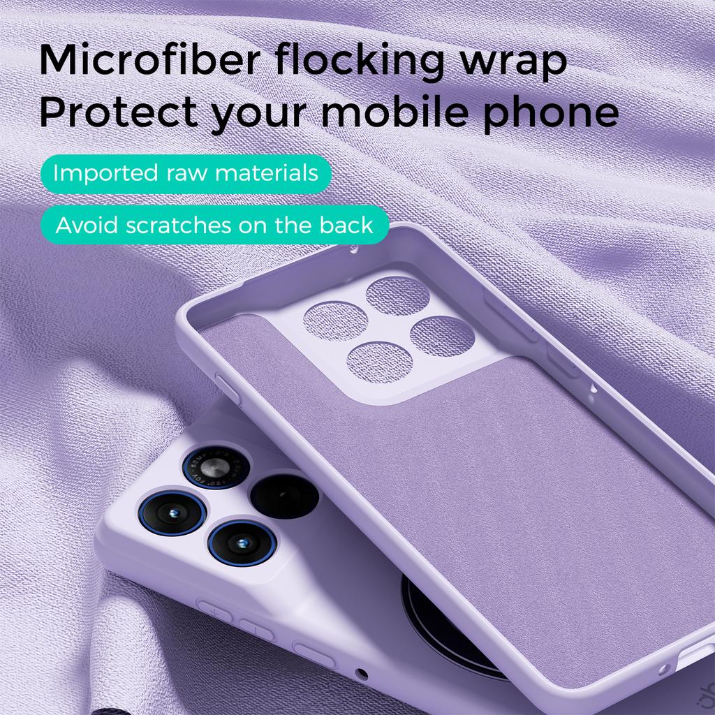 Für Motorola Moto Edge 70 Pro Handyhülle Flüssigsilikon Magnetische Halterung Schutz Rückseite Abdeckung
