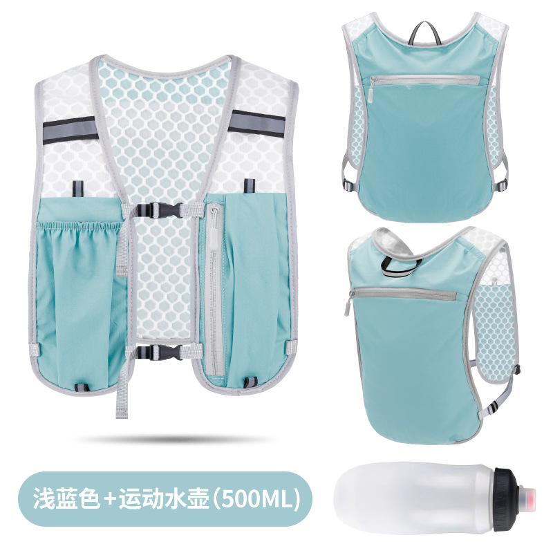 

Жилет для бега, легкий утепленный рюкзак с мягкой флягой на 550 мл для пешего туризма, бега по пересечённой местности, велоспорта, марафона для женщин и мужчин 20L or less