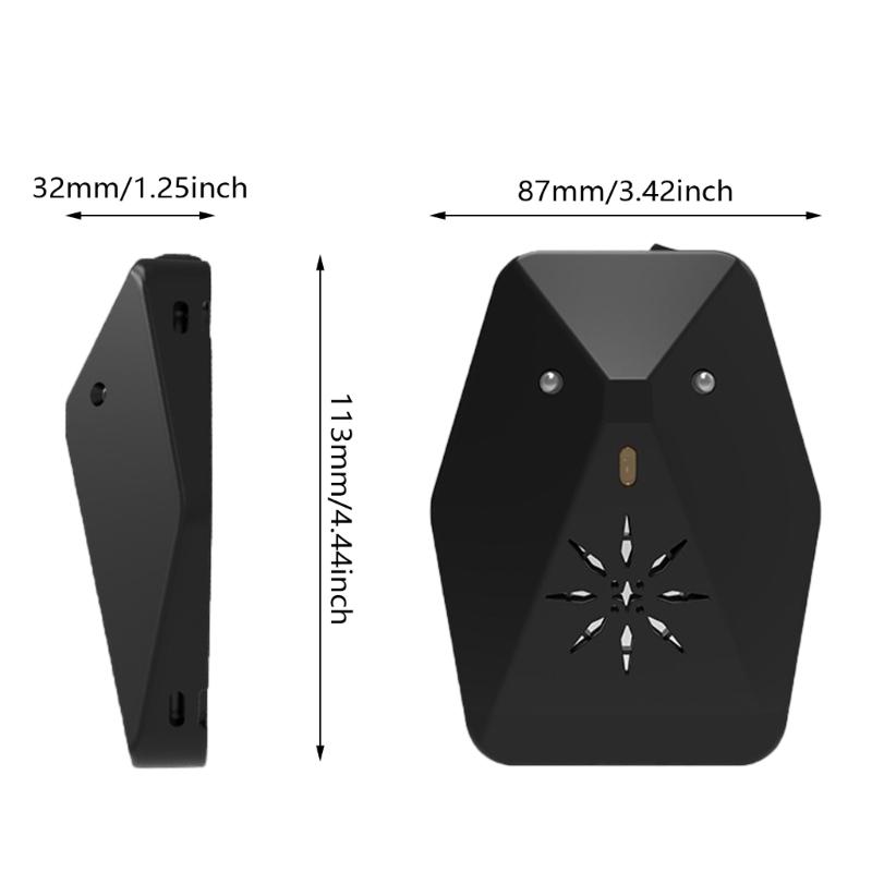 Vehicle Marten Mouse Deterrents Systems, Multifrequency Ultrasonic and Light Emission, Plugs and Play, Easy Installation