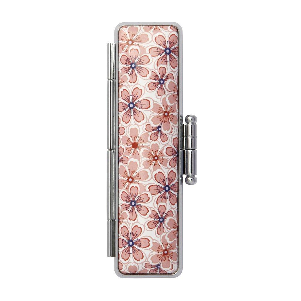 

Flower Series Ver.2 Seal Case CA-FW-07 Pink (for 13.5mm-15mm Seals) with Ink Pad, Official Seal and Bank Seal Size