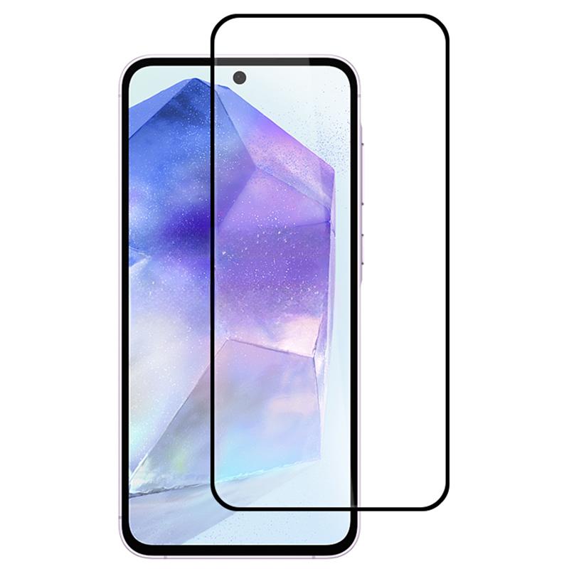 

For Samsung Galaxy A55 5G High Aluminum-Silicon Glass Film 2.5D Silk Printing Screen Protector Type A