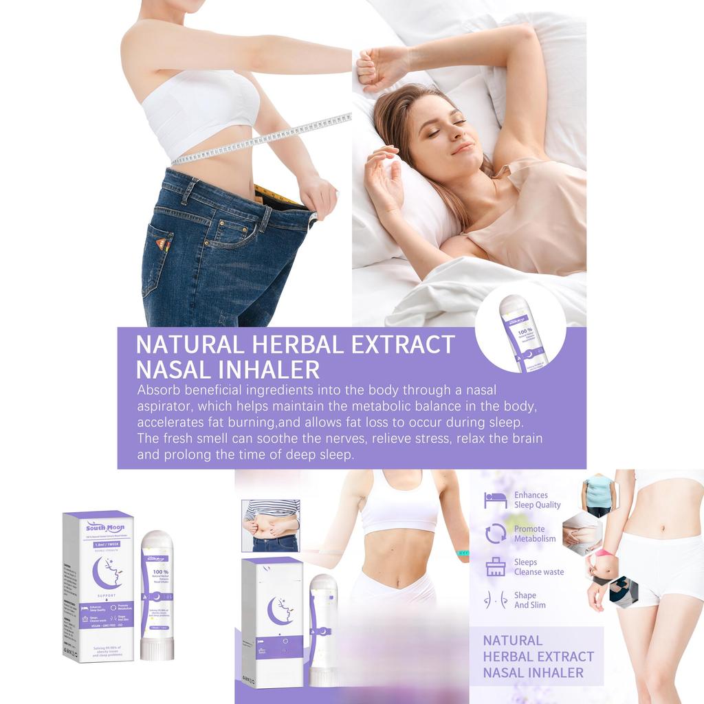 South Moon Sleep Slimming Nasal Inhaler With Herbal Essence For Relaxation And Wellbeing