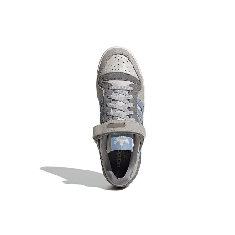 Adidas Originals Forum 84 Low Comfortable Low-Top Sneakers Unisex Sneakers Gray Blue HQ6333
