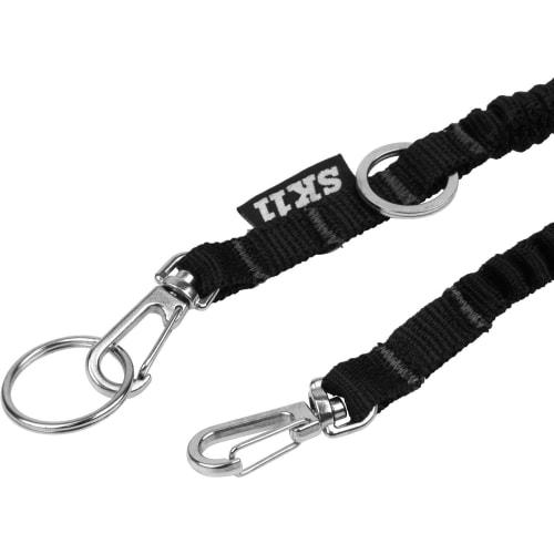 SK11 (SK11) Cloth safety cord Working load approx. 1kg Hook x Hook Gray SSC-1N-HH