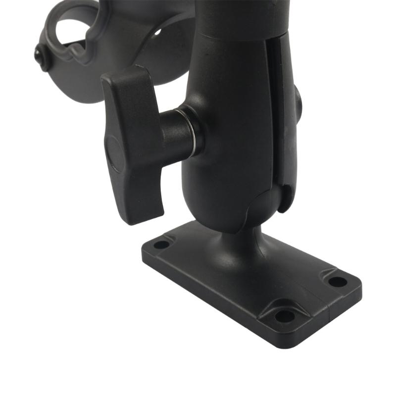 Universeller Angelrutenhalter mit 360°-Drehung, einstellbaren Winkeln, Yachten, Angelruten-Feststellhalter, Montagehalterung