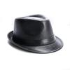 Men's Retro PU Leather Fedora