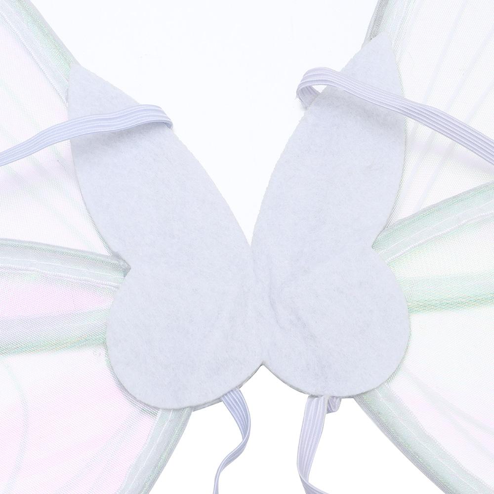 Sparkle Fairy Wings Halloween Costume Butterfly Wings with Flower Crown & Elf Ears  Party Favor