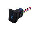 Blue LED Push Switch Interior Light Camera Power ON OFF for Toyota Wilanda RAV4 XA50 2020-2022 Dash Center Console Accessories