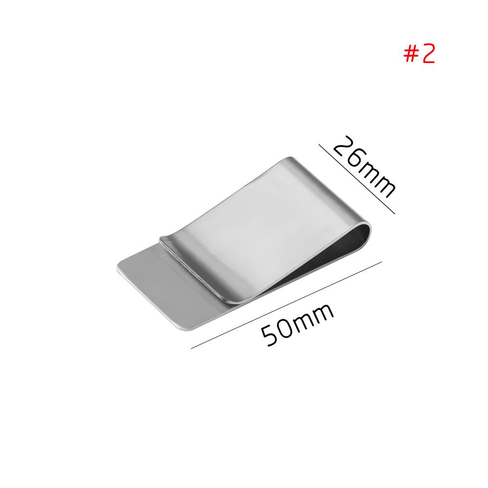 School Office Supply Stainless Steel Handmade Leather Brass Clips Stainless Steel Pen Holder Clip Journal Notebook Paper Folder