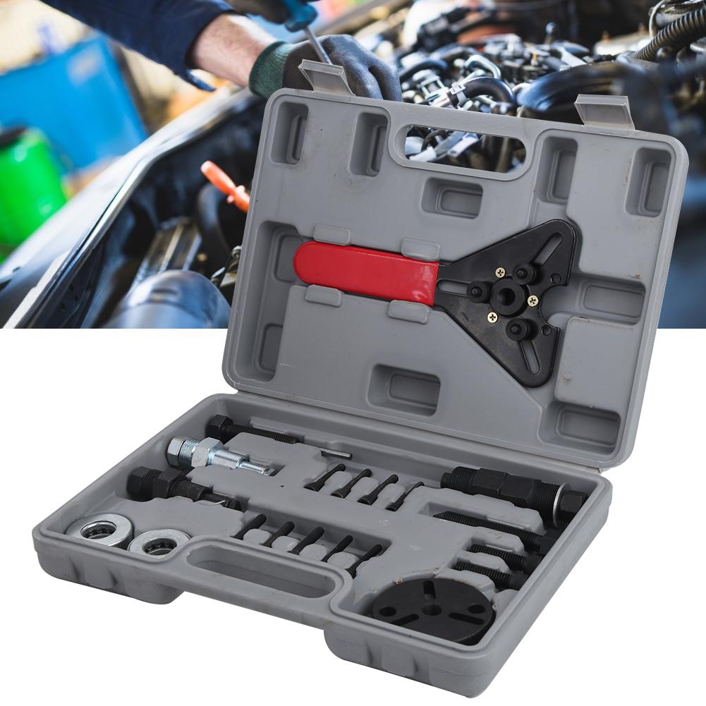 20-teiliges AC Automobil-Kompressorkupplungsnaben Ausbau-Einbauwerkzeug mit Gabelschlüssel