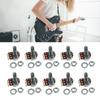 10PCS/Pack A500K/B500K/A250K/B250K 18mm Potentiometers Suitable for Audios Control In Guitars and Bass Instruments