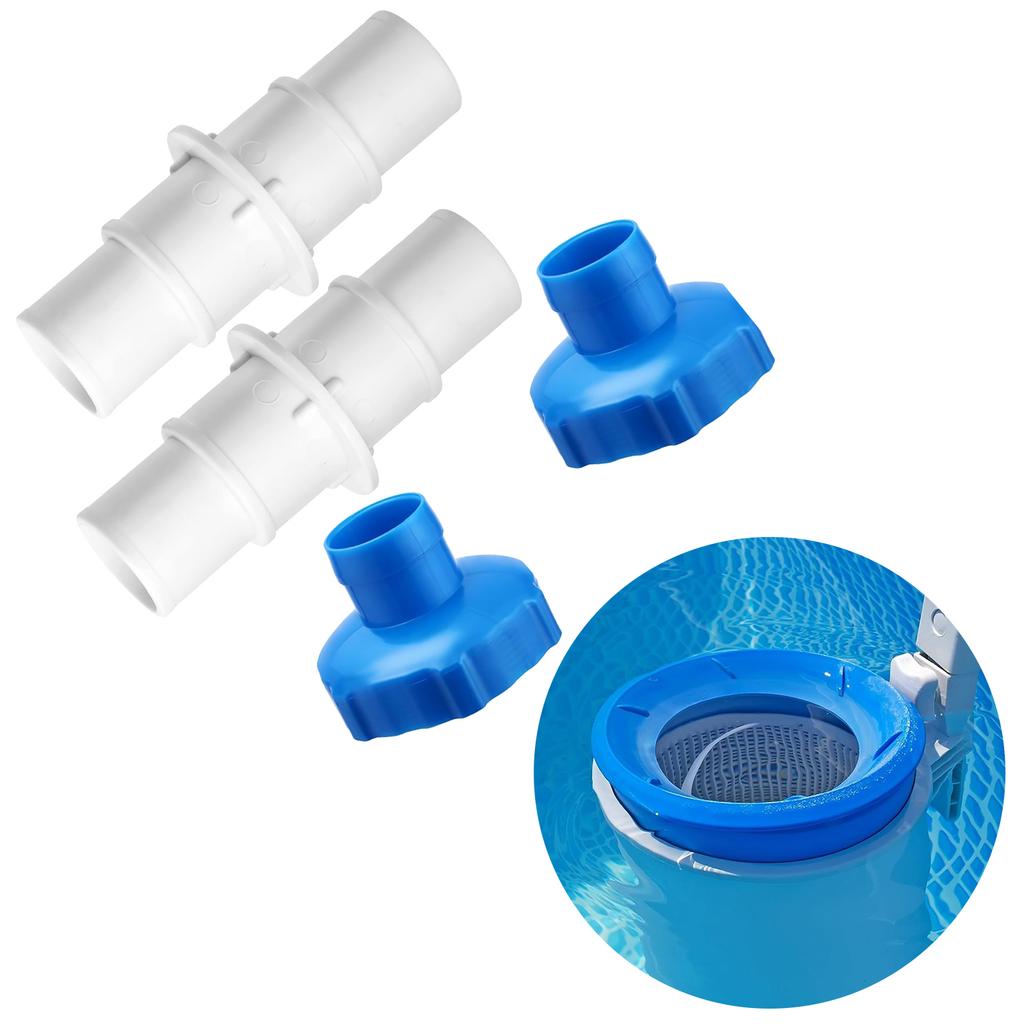 Pool Hose Adapter Kit Easy to Use Hose Fittings Pool Adapter Plastic Texture Suitable for Swimming Pool Vacuum Cleaner