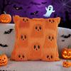 Halloween Ghost Pillow Cover With Polyester Fabric For Living Room Decor