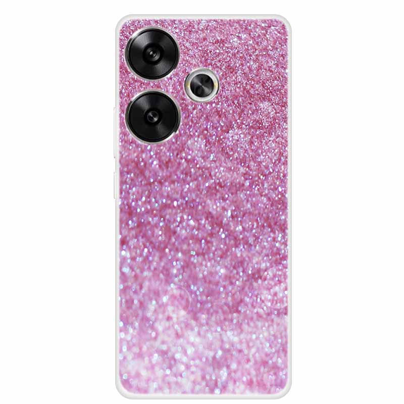Marble Soft Phone Case For Poco F6 Transparent Case Silicone TPU Cover Funda Para Shield Clear Case for Xiaomi Poco F6 F 6 Pro