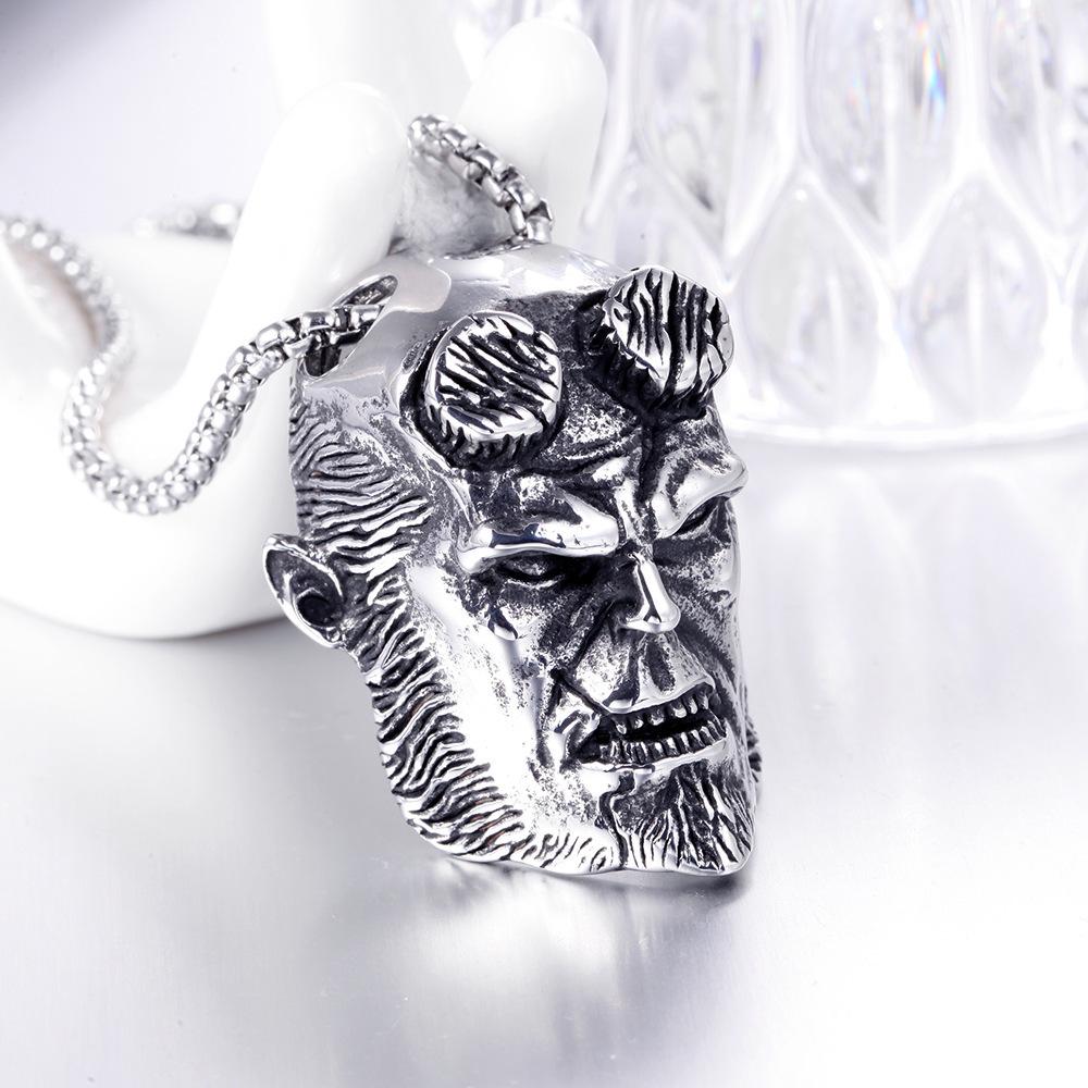 

Европейская и американская мода, личность, ретро, череп, мужской, атмосферный, сплав, подвеска