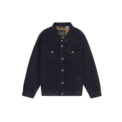 Levis Removable Denim Jacket Down Coat Men Jackets Black A3272-0000