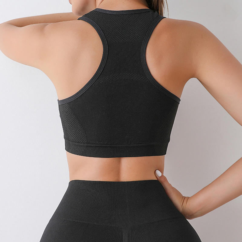 High Intensity Sports Bra Women Yoga Shockproof Running Large Chest High Support Fitness Bras