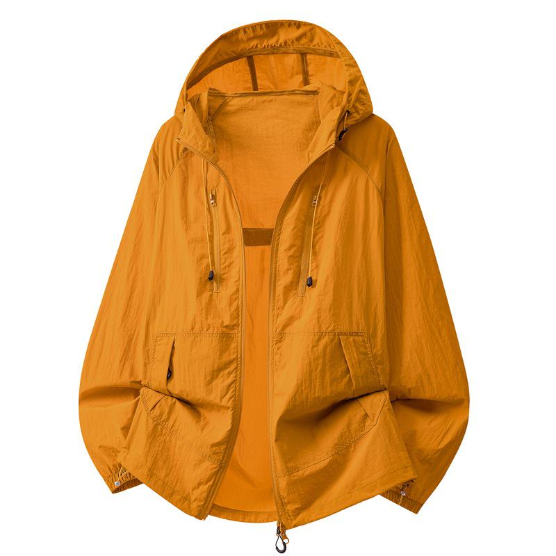 Unisex UPF50+ Ice Silk Sun Protection Hooded Jacket - Lightweight, Breathable, Summer Outerwear