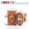 Cookie Molds for Baking Wooden Cookie Cutter 3D Gingerbread Cookies Moulds Press Cake Embossing Pumkin Bakery Gadgets Stamps