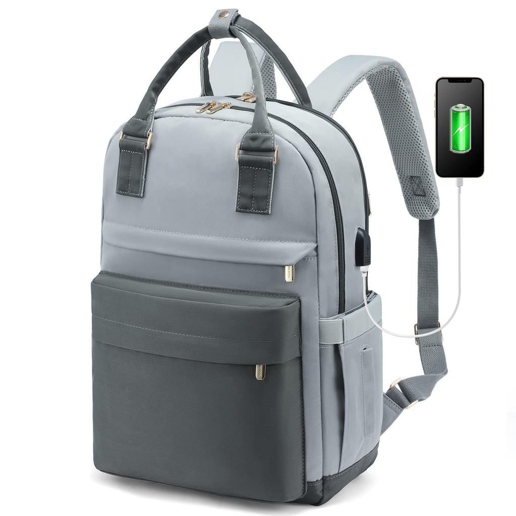 Cross Border Backpack for Women, Large Capacity Multifunctional Luggage Bag, Short Distance Business Travel Backpack, Computer H