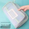 L-Shaped Transparent File Bags