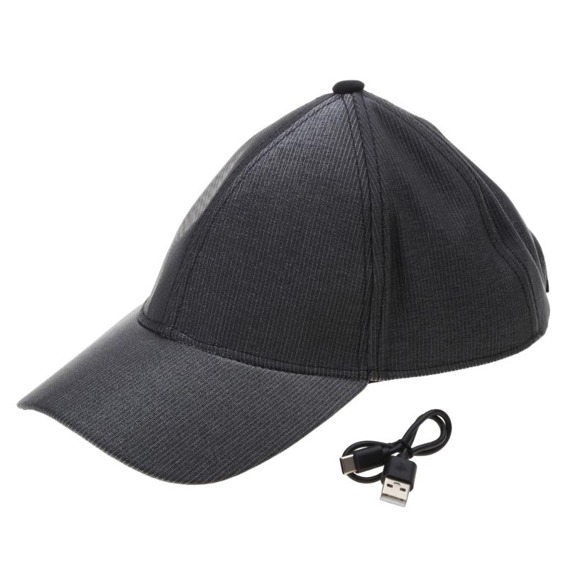 

Взрослая шляпа Сияющая бейсболка Защита от солнца Светодиодная светящаяся шляпа Бейсболка для дискотеки Всесезонная шляпа с оптоволокном чёрный