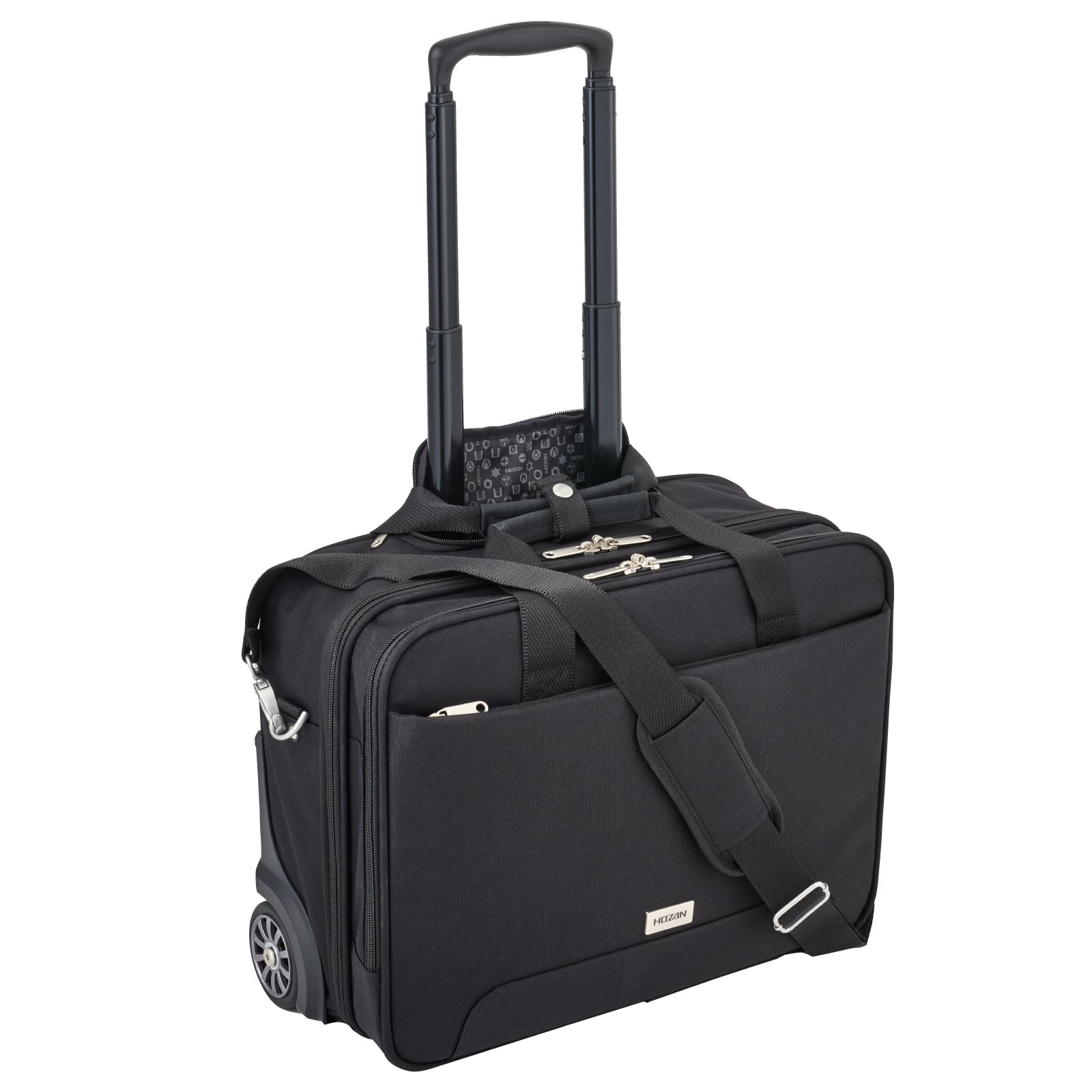 

HOZAN caster silent B4 inch PC shoulder cover replaceable for commuting to business 3-way bag, carry-on carry-on, unisex, 2-chamber structure,