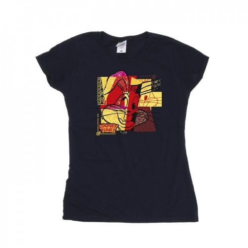 

Looney Tunes Womens/Ladies Bugs Bunny Rabbit New Year Cotton T-Shirt XXL білий