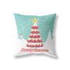 Home Decor Christmas Theme Printed Pattern Polyester Cushion Cover Living Room Sofa Decor Throw Pillow Pillow Cover