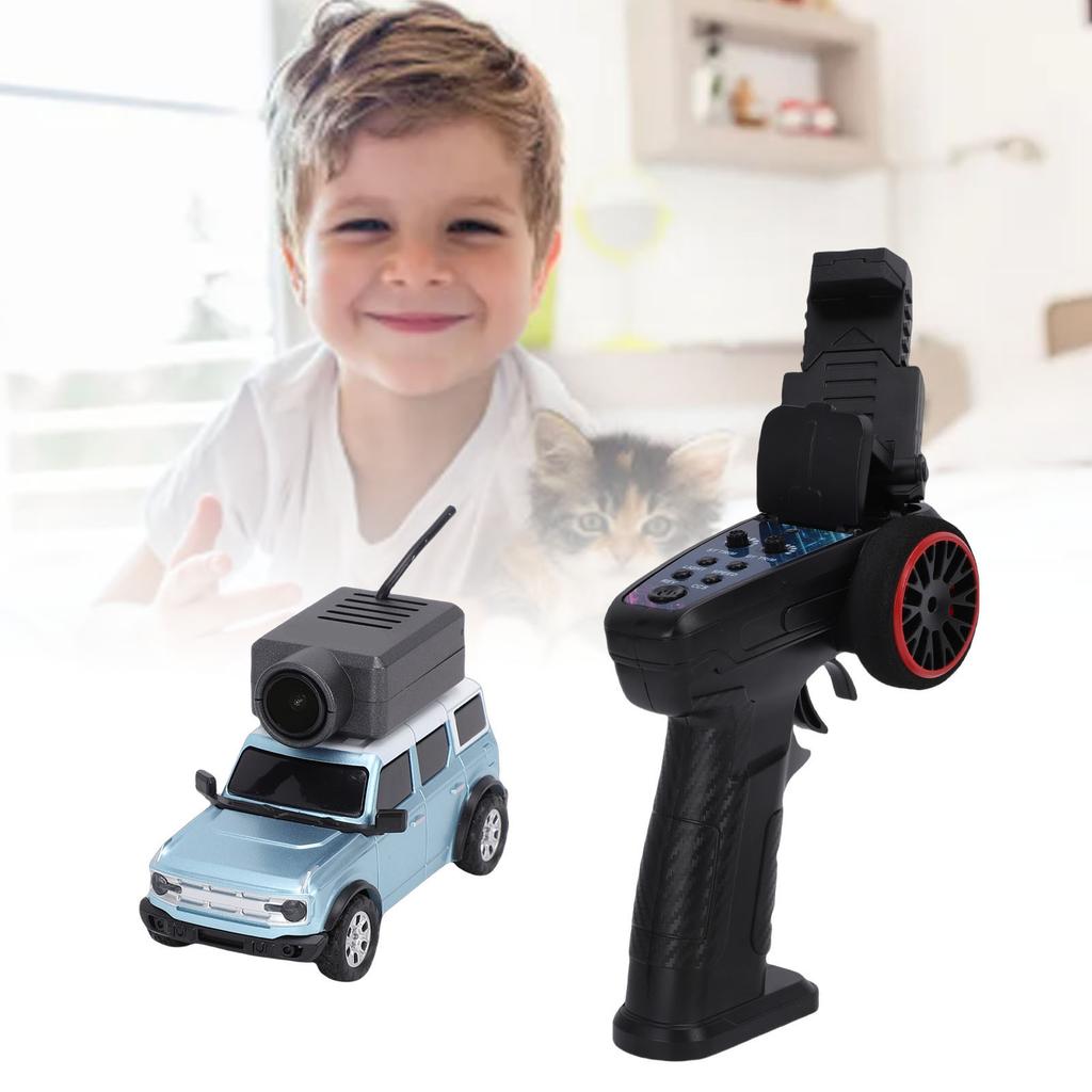 2.4Ghz RC Car 1:64 Remote Control Drift Car with HD Camera APP Connection Self Stabilizing 3 Speed Control for Indoor Outdoor