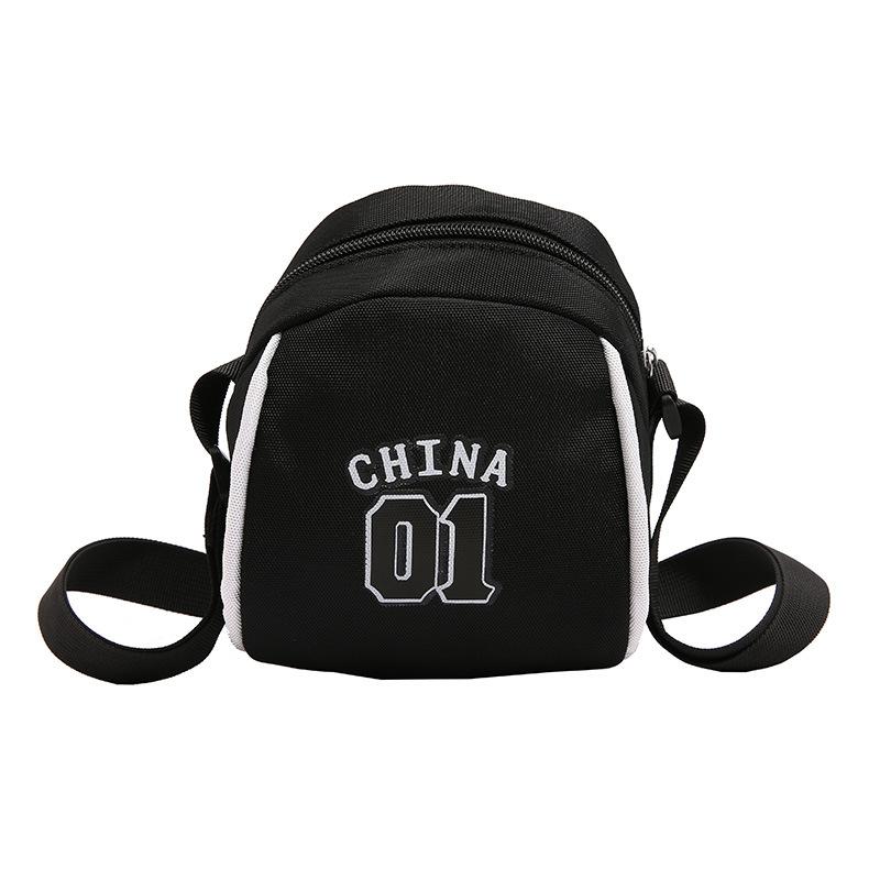 

Cute and lightweight letter shoulder women s bag outdoor commuting mobile phone change leisure bag simple and versatile sports messenger bag one size fits all