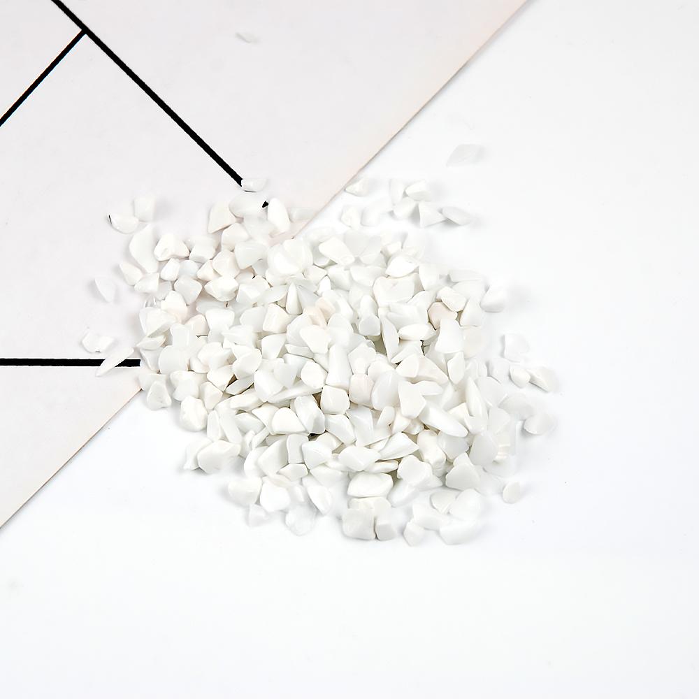Hisenlee 500G Natural Crystal Aquarium Gravel Rocks Tumbled Crushed Stones Fountain Vase Planters Decorative Christmas New Year