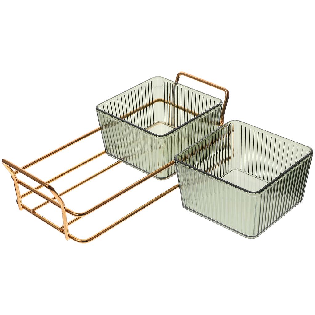Snack Plate Compartment Plates Kitchen Fruit Dish Section Home Divided Food Serving Household Acrylic Dim Sum Tray