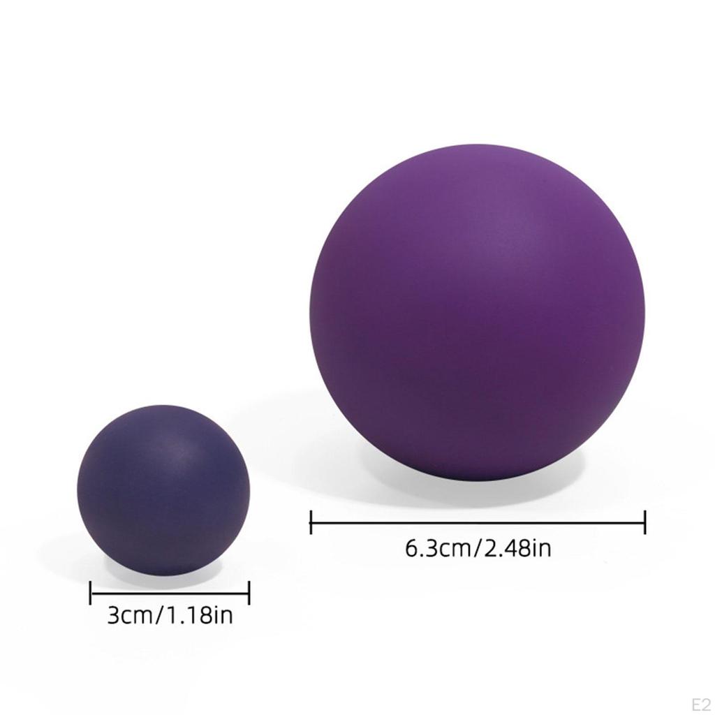 2 stück Massage Bälle Fasciitis Ausrüstung Tragbare Zurück mit Lagerung Tasche Yoga