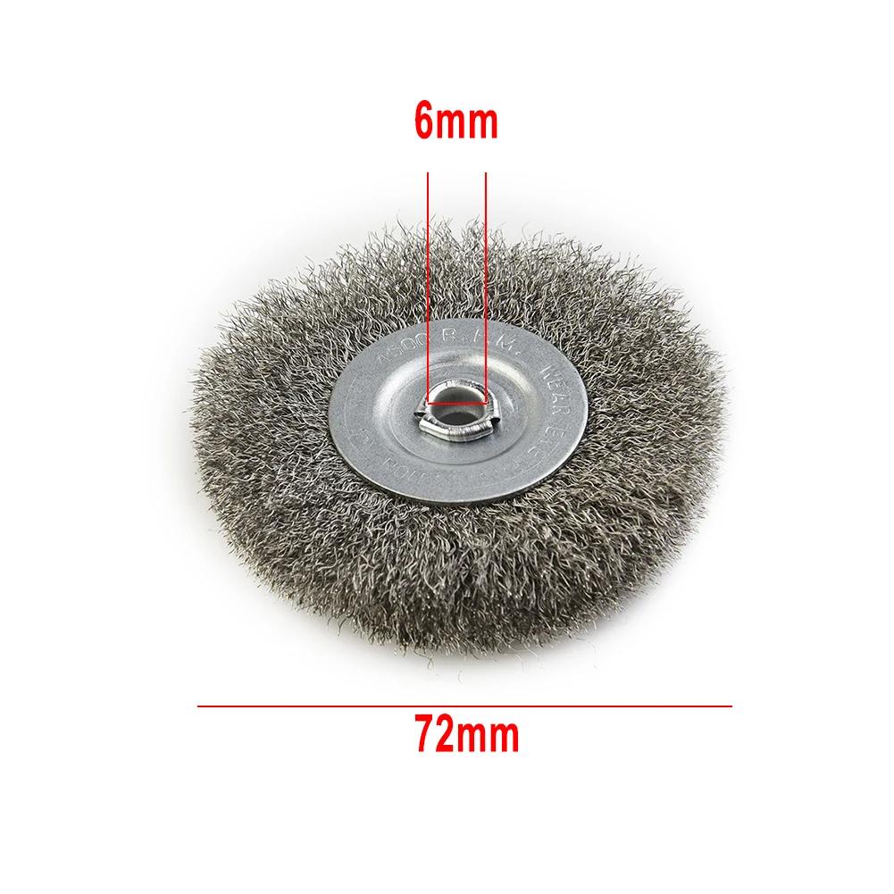 Accessories Wheel Professional Wire 3 Inch 72mm Stainless Steel Brush For Bench Grinder Abrasive Best Nice 2019