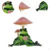 Couple Statue Cute Frog Figurine Handmade Ornament Unique Animal Craft Sculpture For Porch