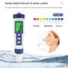 Multi-Parameter Water Quality Tester 5 In 1 Salinity Meter Digital TDS Meter  for Hydroponics