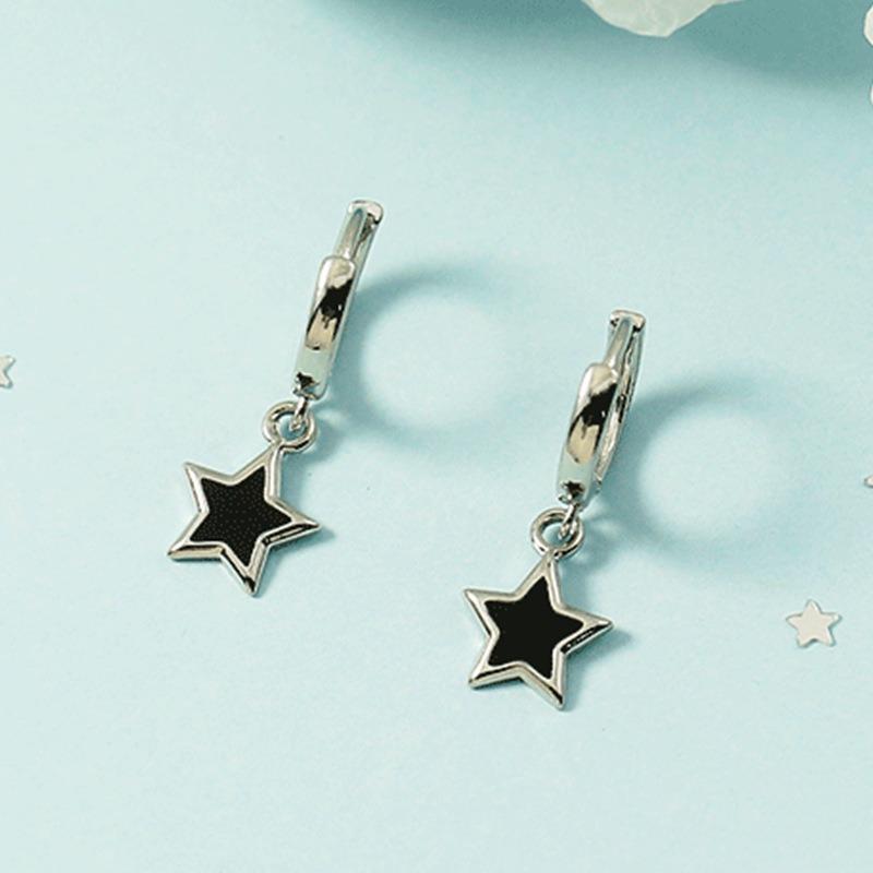New Creative Star Earrings Fashion Earrings Gifts for Women Holiday Jewelry Drop Earrings Cute Mini Little Star Earrings Wedding Jewelry Gift Friends