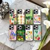 INS CUTE Organic Vegetable Phone Case For iPhone17,16,15,14,13,12,11 Plus,Pro Max Black Candy Silver Phone Case