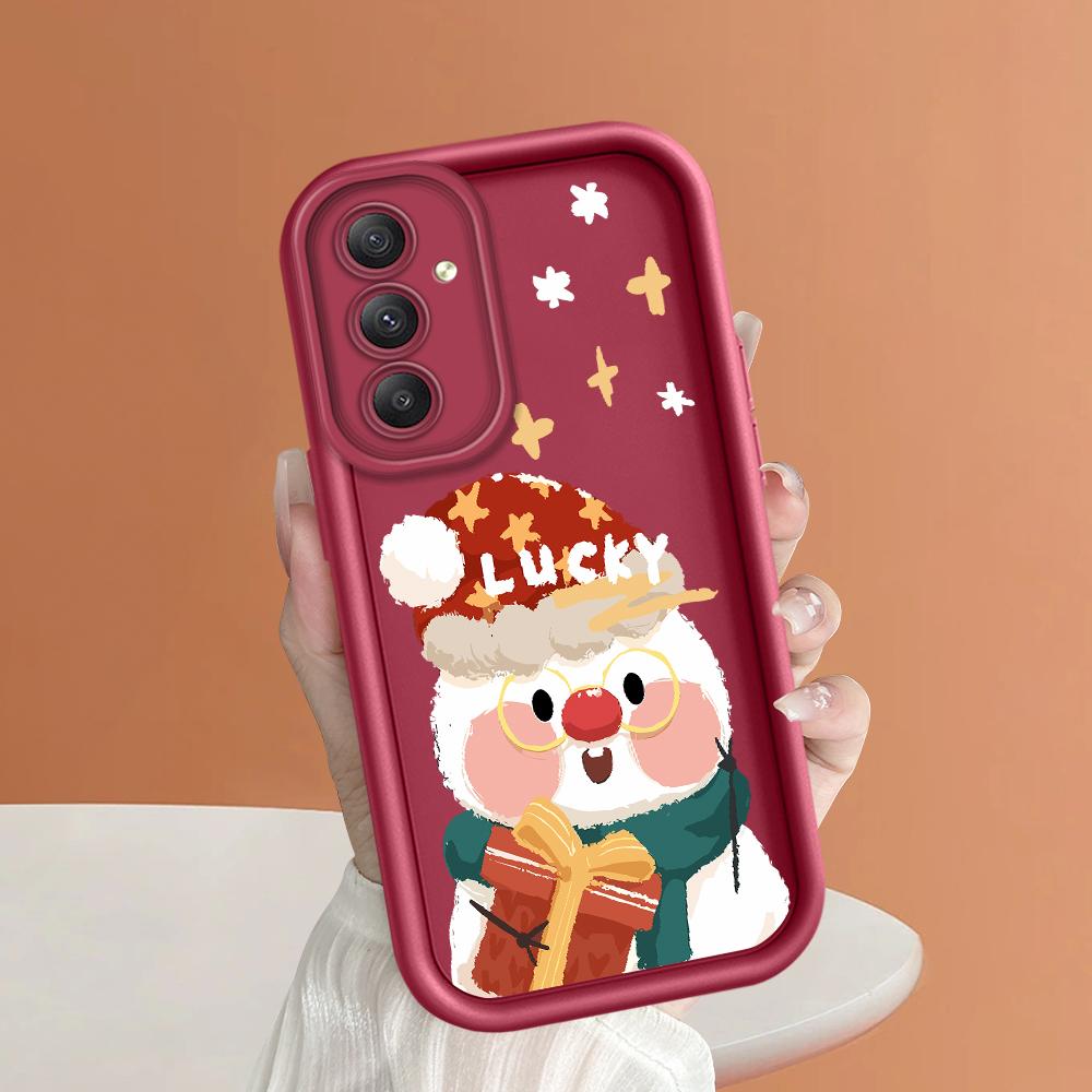 Soft Silicone Square Ladder Printing Pattern Phone Casing Full Cover Camera Shockproof Protection Rubber Case for Samsung