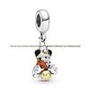 Pan Jia S925 White Copper Cartoon Pendant Beads for DIY Bracelet & Necklace Jewelry