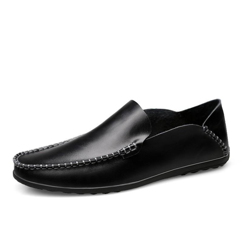 

Large size outdoor travel handmade casual leather shoes for casual 38