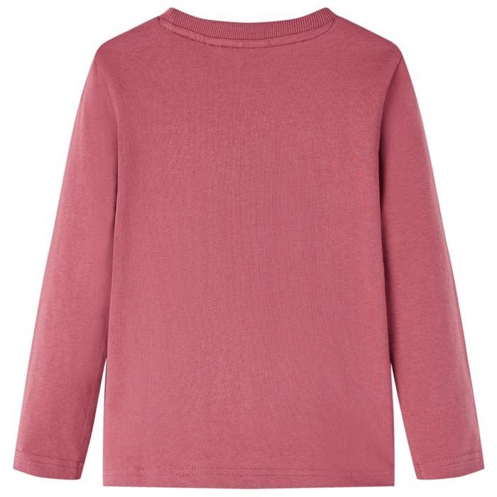 Children's Long-sleeved T-shirt Dark Red 92/104/116/128/140