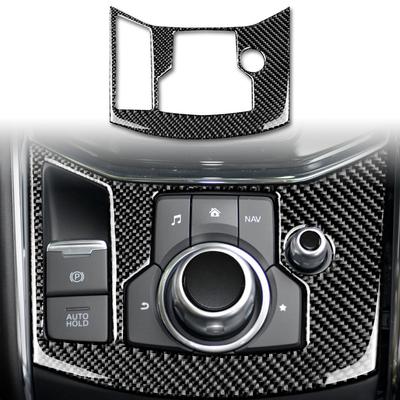 Mazda CX-5 CX5 2017 2018 Elektronikus Kézifék Dekorációs Fedél Díszítő Matrica Autó Belső Kiegészítők Szénszálas